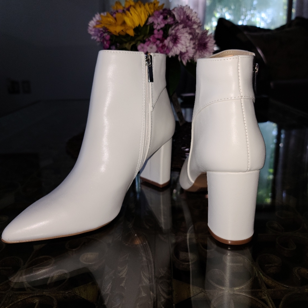 White booties
